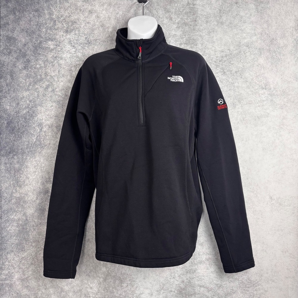 The North Face Women's Summit Series Polartec Quarter Zip Pullover Black Size XL